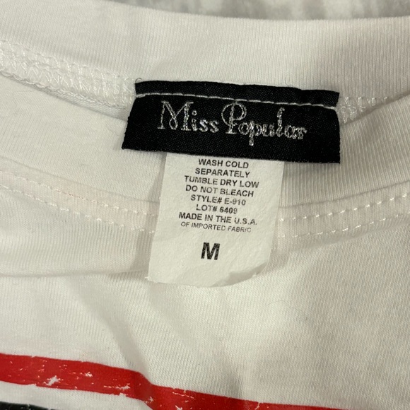 Miss Popular “Born Annoyed” Junior Muscle Tee - Picture 3 of 3